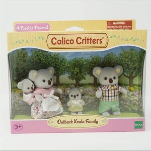🐨 Calico Critters Outback Koala Family Sylvanian Families dad, mom & baby toys🐨